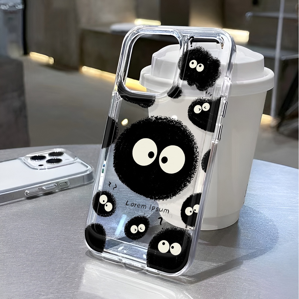 Ốp Điện Thoại Trong Suốt Họa Tiết Hoạt Hình Cho iphone 14 pro max 11 13 12 7 8 Plus X XR XSMax