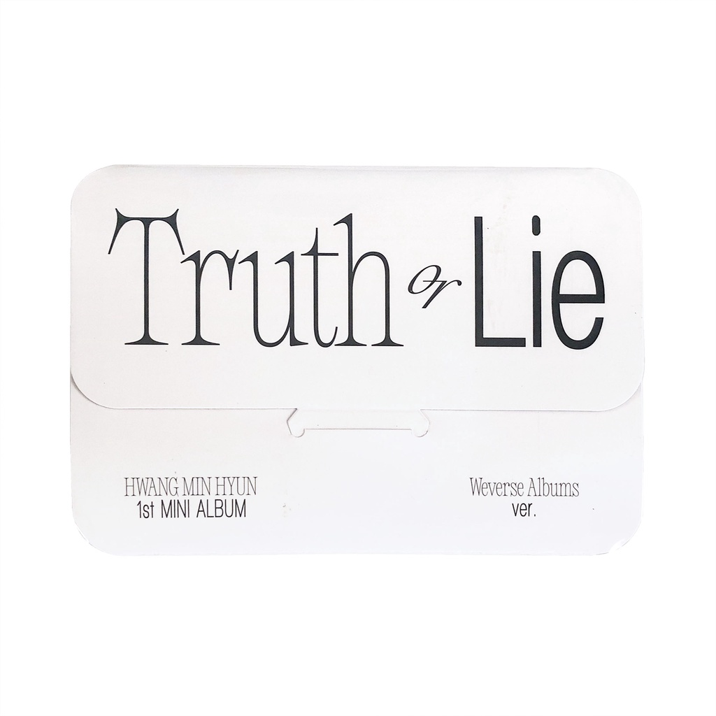HWANG MIN HYUN - Truth or Lie (Album Weverse ver.) [NOT PHOTOBOOK Ver.]