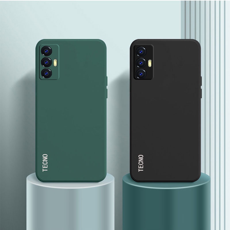Ốp Điện Thoại Silicon TPU Mềm Dẻo Chính Hãng Bảo Vệ Camera Chống Sốc Cho Tecno Pova 4 3 2 Pro Neo 2 LE7