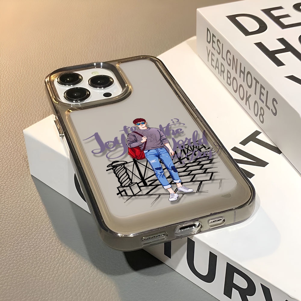 Ốp Điện Thoại Trong Suốt Hình Không Gian Cho iphone 14 pro max 11 13 12 7 8 Plus X XR XSMax