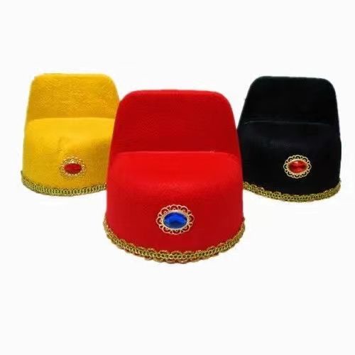 Mũ Chính Thức Champion, Mũ Gạc Màu Đen, Mũ Gạc Chính Thức Cho Trẻ Em, Mũ Thần Tài g 610