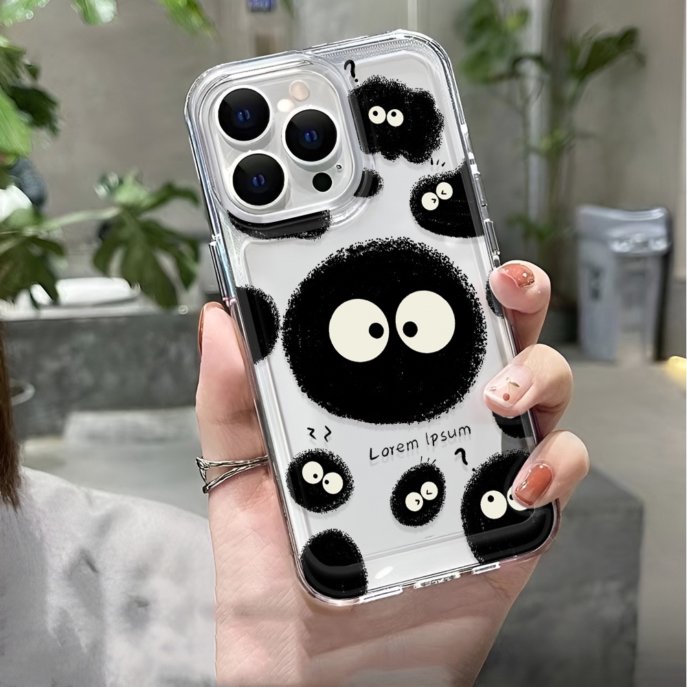 Ốp Điện Thoại Trong Suốt Họa Tiết Hoạt Hình Cho iphone 14 pro max 11 13 12 7 8 Plus X XR XSMax