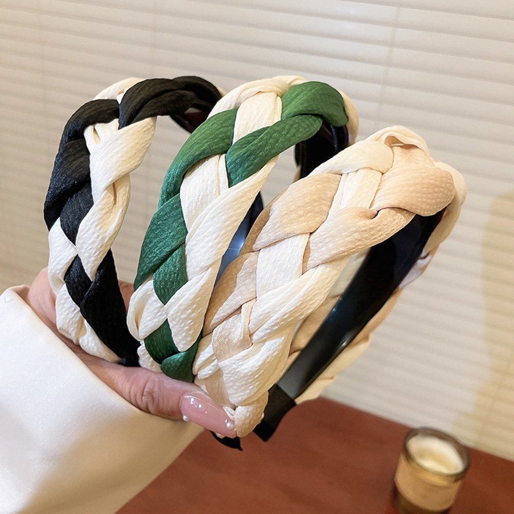 Băng Đô Cài Tóc Thắt Nơ Bản Rộng Phong Cách Hàn Quốc Cho Nữ