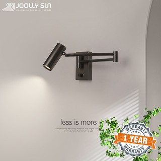 Đèn led đọc sách gắn tường có công tắc trang trí phòng khách / phòng ngủ