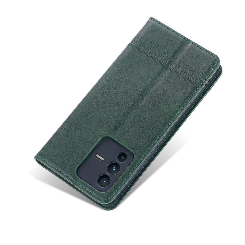 Bao Da pu Điện Thoại Nắp Lật Nam Châm Kèm Ngăn Đựng Thẻ Cho vivo v27 v20 pro v27e v23e v29 v29e Giá Đỡ