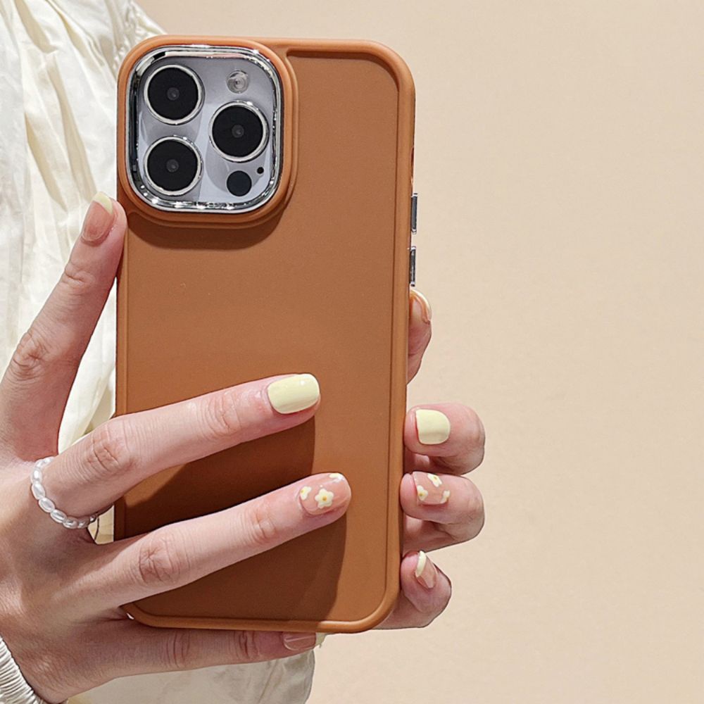 Ốp Điện Thoại TPU Dẻo Mạ Kim Loại Nhiều Màu Sang Trọng Cho IPhone 14 13 12 11 Pro Max