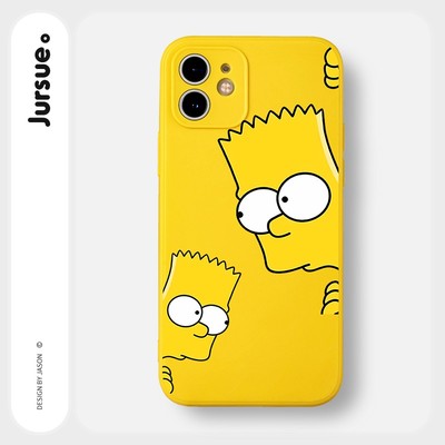 Ốp lưng JURSUE mềm chống sốc hoạt hình độc lạ Cho iPhone 15 14 13 12 11 Pro Max SE 2020 X XR XS 8 7 ip 6S 6 Plus Y3210