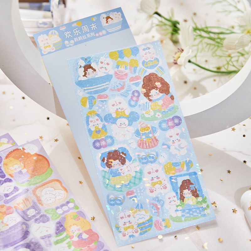 Goo Miếng Dán Trang Trí Hình Goo Xinh Xắn Phong Cách Hàn Quốc