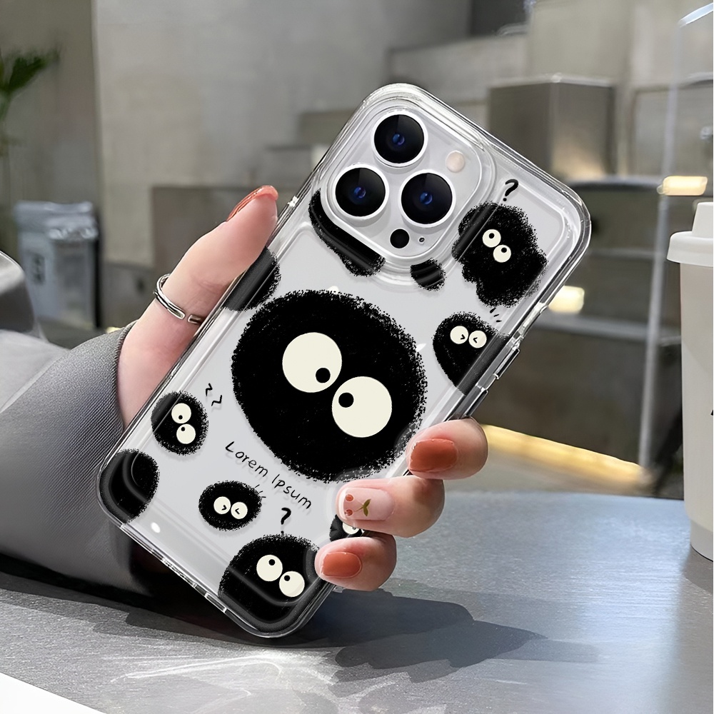 Ốp Điện Thoại Trong Suốt Họa Tiết Hoạt Hình Cho iphone 14 pro max 11 13 12 7 8 Plus X XR XSMax