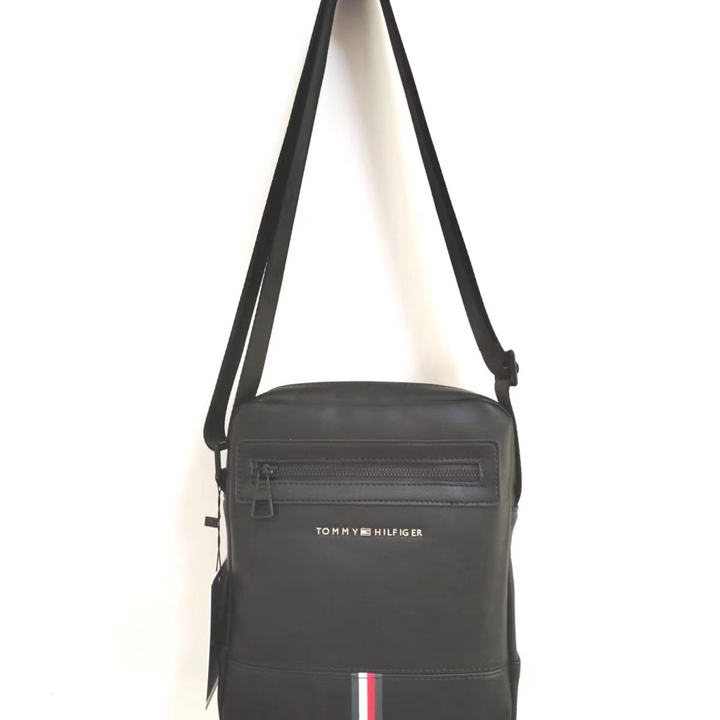 Túi Da Đeo Chéo TOMMY Phong Cách Doanh Nhân Cho Nam 2023