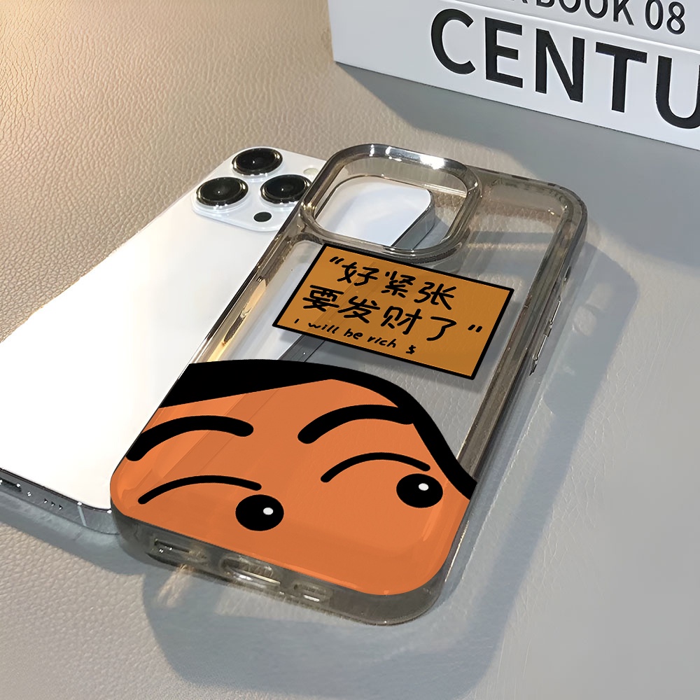 Ốp Điện Thoại Tpu Trong Suốt In Hình Cậu Bé Bút Chì Shin Cho iphone 14 pro max 11 13 12 7 8 Plus X XR XSMax