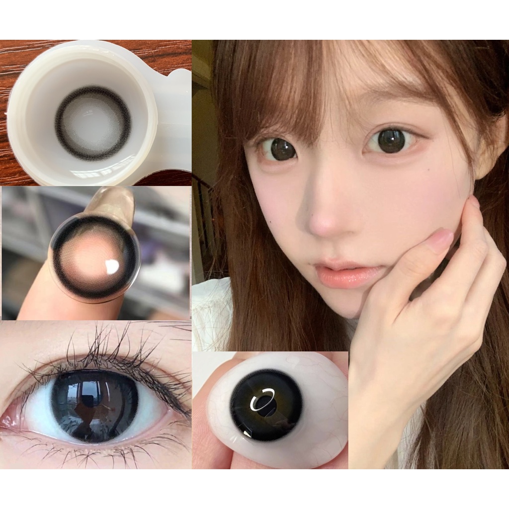 (2023.Aug.14th) dòng hnnai, xiyou thương hiệu, kích thước lớn, 14.50mm, (cấp 0-8.00), kính áp tròng sử dụng hàng năm (đen)