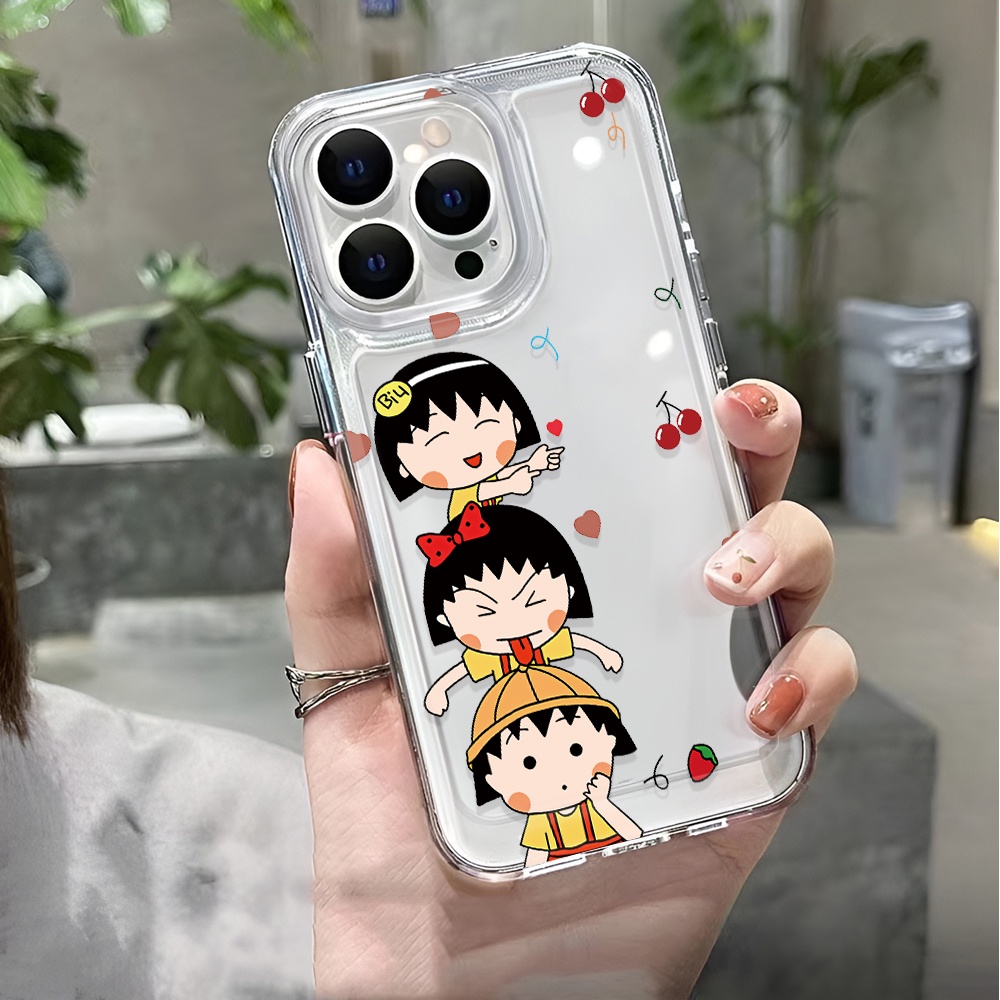 Ốp Điện Thoại Trong Suốt In Hình Trái Cherry Cho iphone 14 pro max 11 13 12 7 8 Plus X XR XSMax