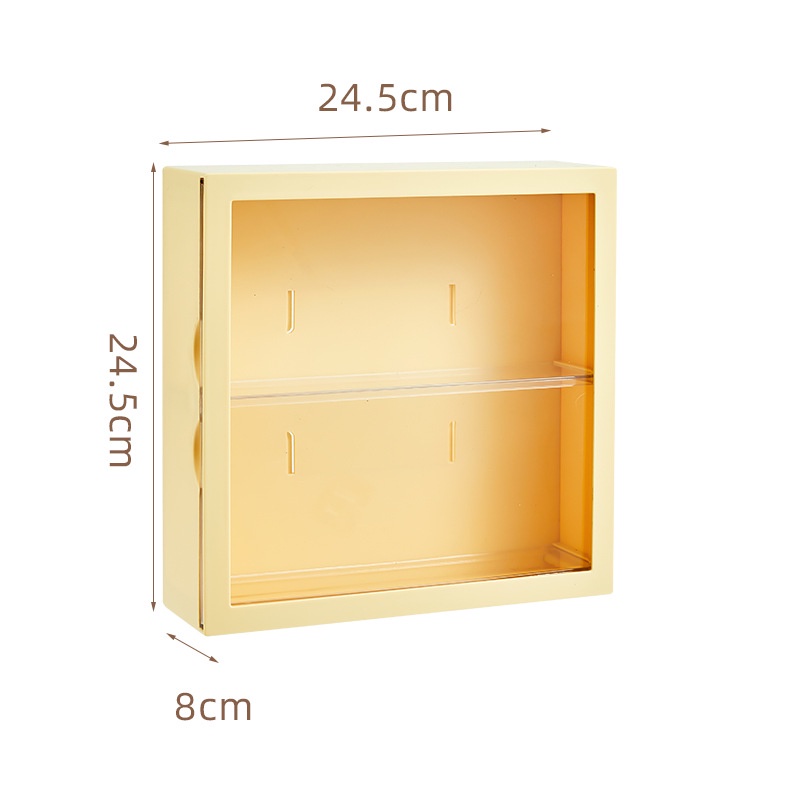 Hộp Trưng Bày Búp Bê Bí Ẩn Bằng Acrylic Thủ Công Gắn Tường Chống Bụi Có Giá Đỡ Trưng Bày