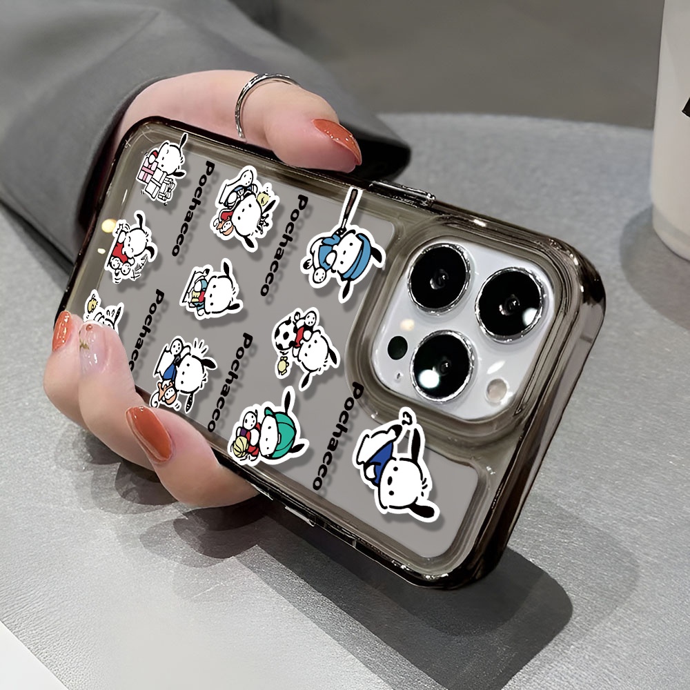 Ốp Điện Thoại Trong Suốt In Hình Pochacco Cho iphone 14 pro max 11 13 12 7 8 Plus X XR XSMax