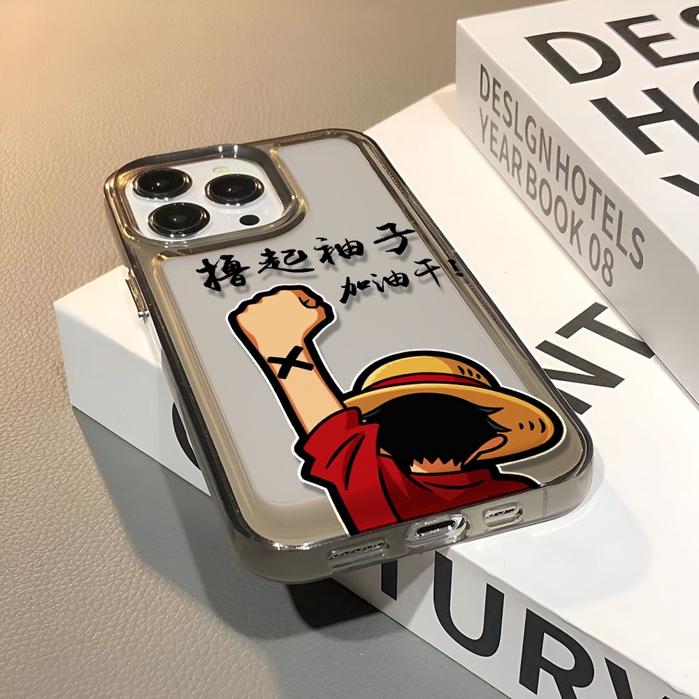 Ốp Điện Thoại Trong Suốt In Hình Lufei Cho iphone 14 pro max 11 13 12 7 8 Plus X XR XSMax