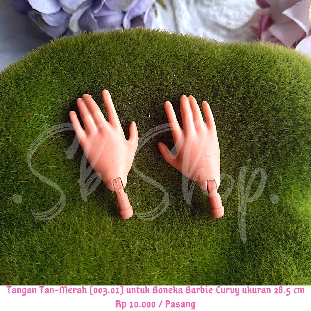 Set 1 Cặp Búp Bê Barbie BBT 003-1 Chân Và Bàn Tay Độc Đáo