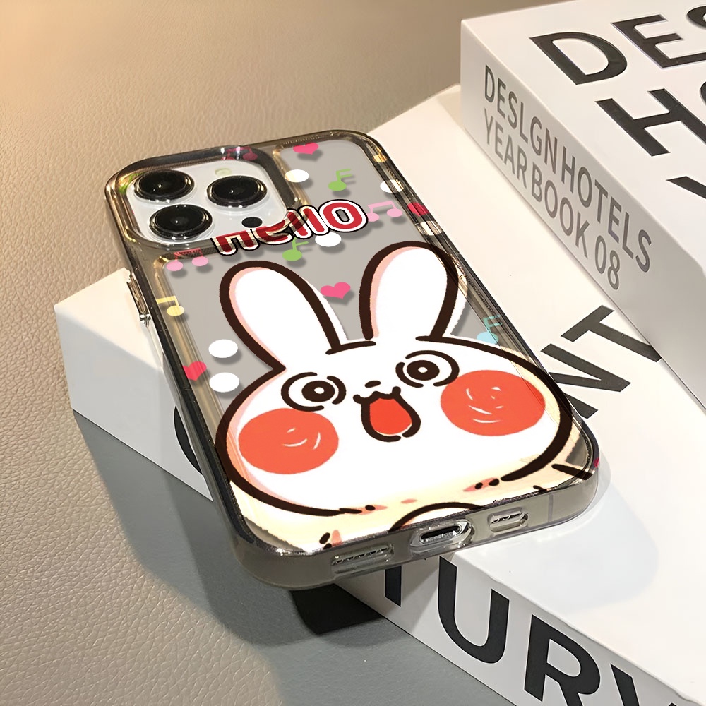 Ốp Điện Thoại Trong Suốt Hình Thỏ Hello Kitty Cho iphone 14 pro max 11 13 12 7 8 Plus X XR XSMax
