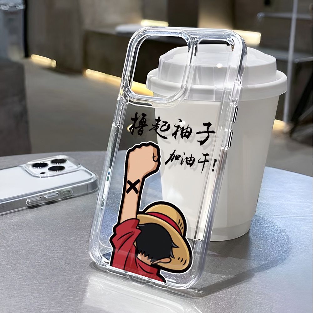 Ốp Điện Thoại Trong Suốt In Hình Lufei Cho iphone 14 pro max 11 13 12 7 8 Plus X XR XSMax