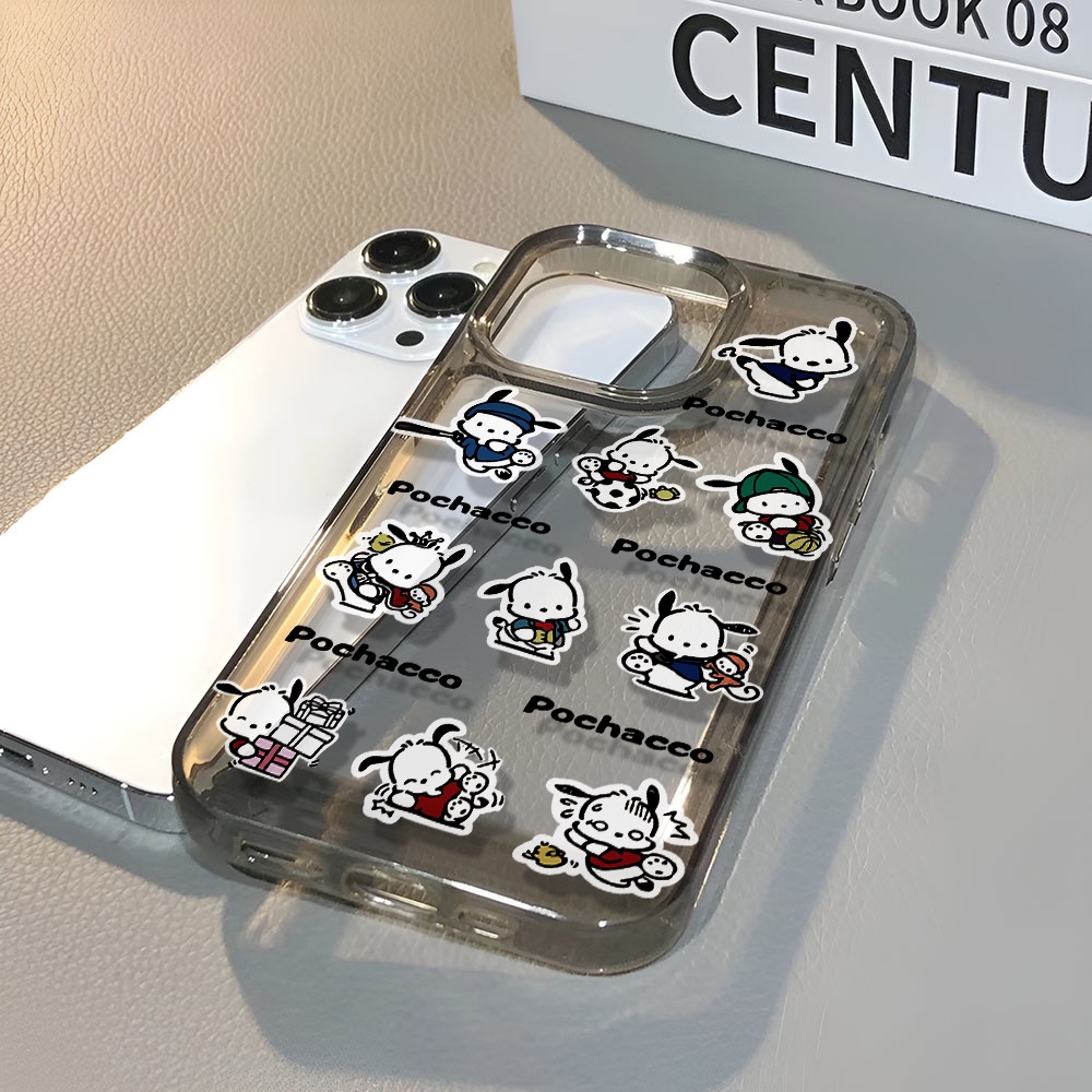 Ốp Điện Thoại Trong Suốt In Hình Pochacco Cho iphone 14 pro max 11 13 12 7 8 Plus X XR XSMax