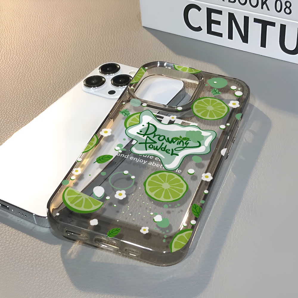 Ốp Điện Thoại Trong Suốt In Hình Quả Chanh Cho iphone 14 pro max 11 13 12 7 8 Plus X XR XSMax