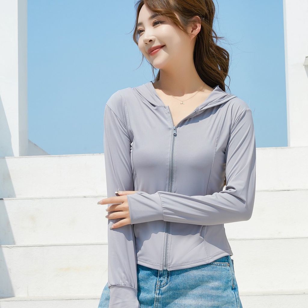 Áo Khoác Chống Nắng Ôm Dáng Chống Tia Cực Tím Thoáng Khí Phong Cách Mới Mùa Hè