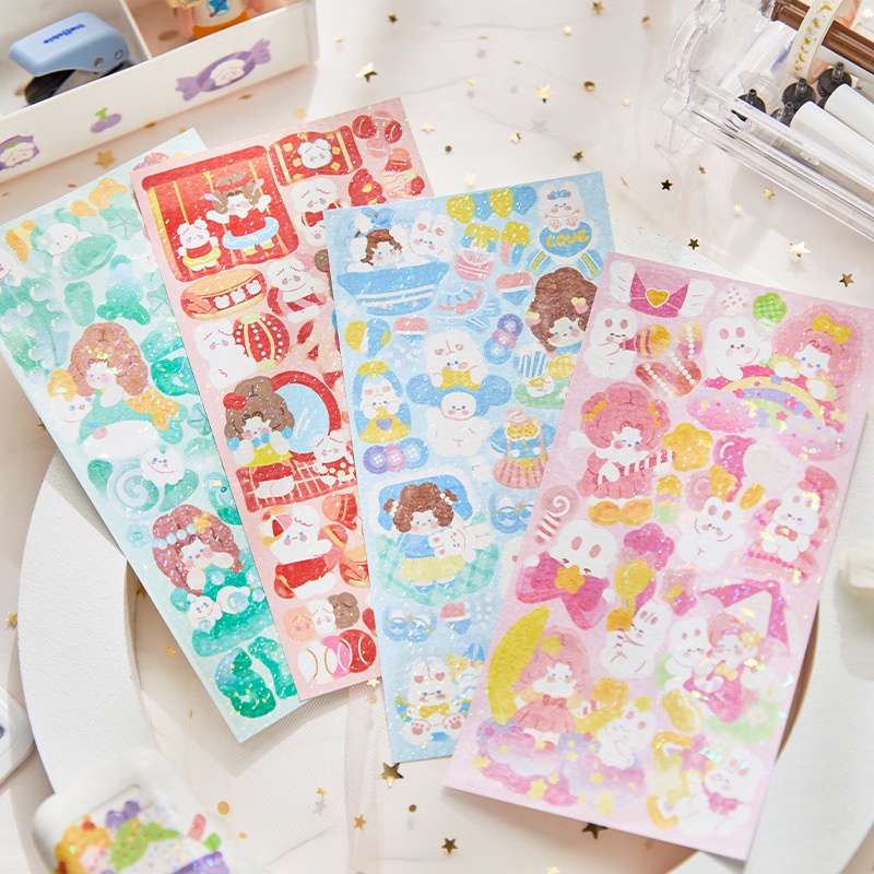 Goo Miếng Dán Trang Trí Hình Goo Xinh Xắn Phong Cách Hàn Quốc