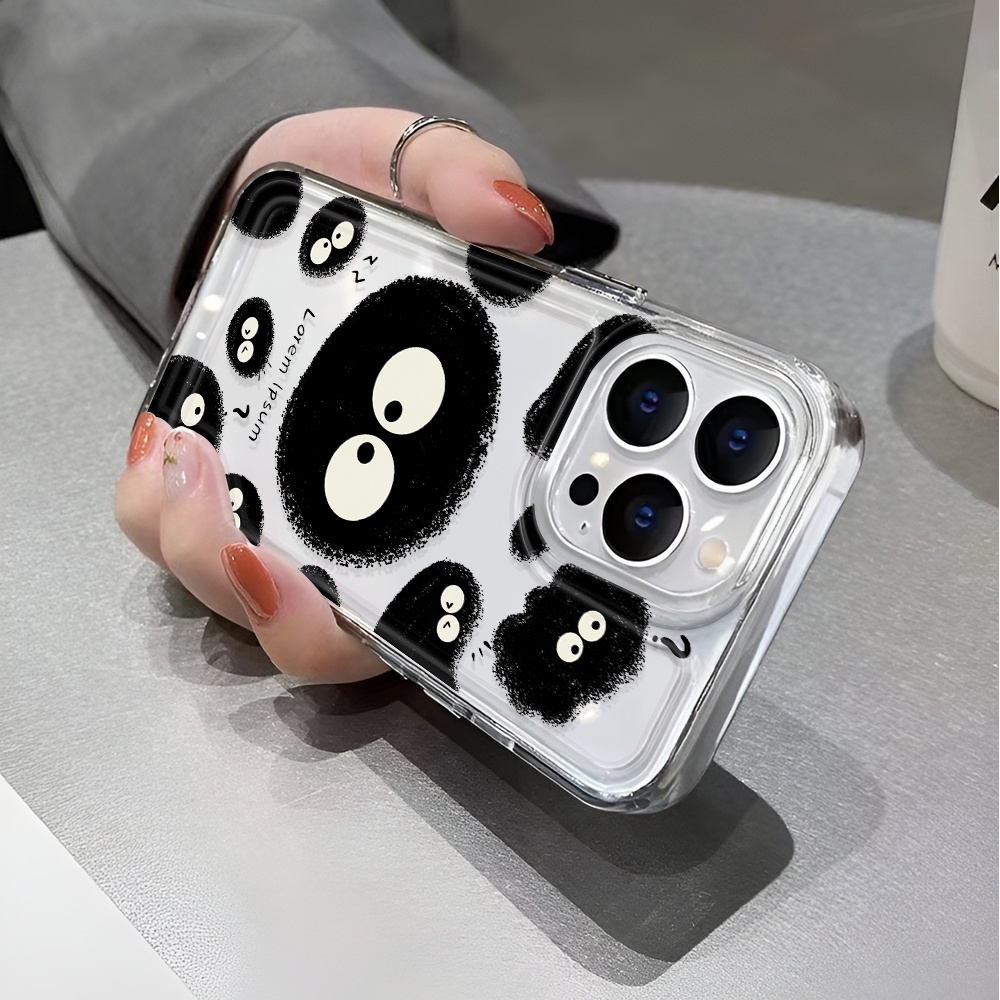 Ốp Điện Thoại Trong Suốt Họa Tiết Hoạt Hình Cho iphone 14 pro max 11 13 12 7 8 Plus X XR XSMax