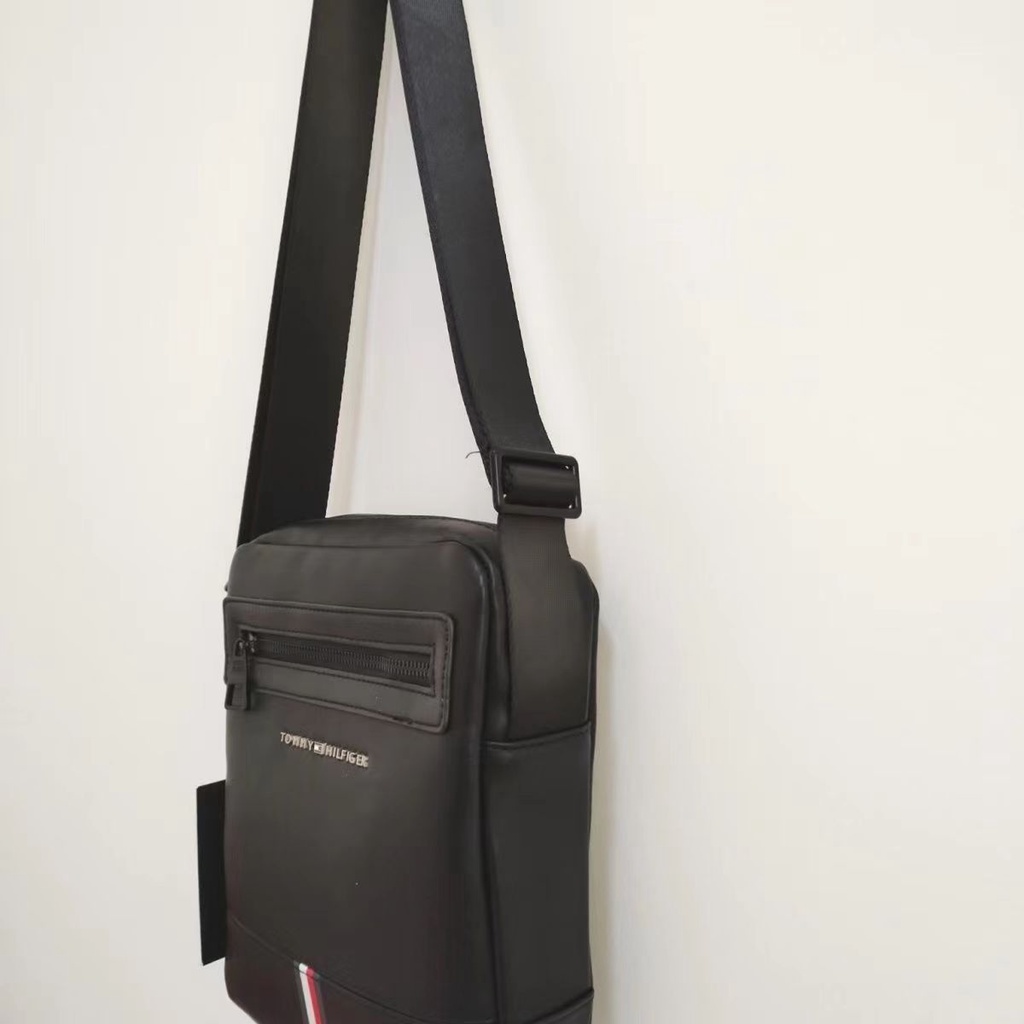 Túi Da Đeo Chéo TOMMY Phong Cách Doanh Nhân Cho Nam 2023