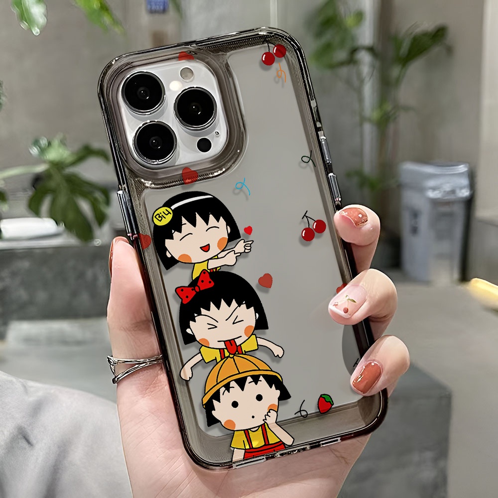 Ốp Điện Thoại Trong Suốt In Hình Trái Cherry Cho iphone 14 pro max 11 13 12 7 8 Plus X XR XSMax