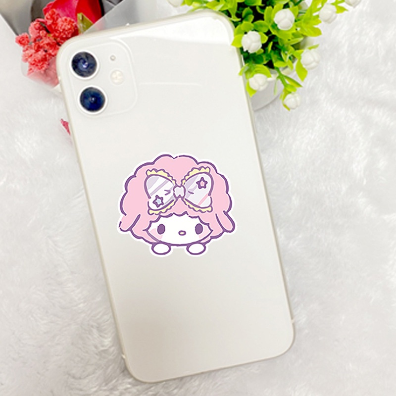 Miếng Dán Trang Trí Vali Chống Thấm Nước Hình Cún Kuromi Dễ Thương