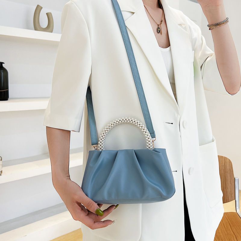 Túi Xách Đeo Vai mini Hình Đám Mây Đính Ngọc Trai Thời Trang Mùa Hè Kiểu Mới Cho Nữ