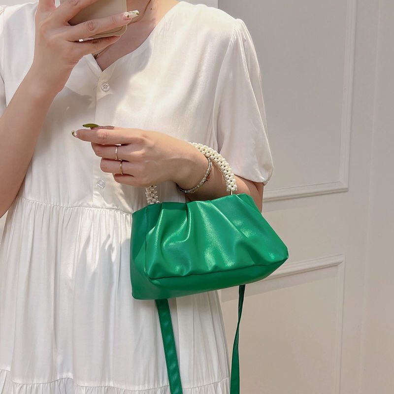 Túi Xách Đeo Vai mini Hình Đám Mây Đính Ngọc Trai Thời Trang Mùa Hè Kiểu Mới Cho Nữ