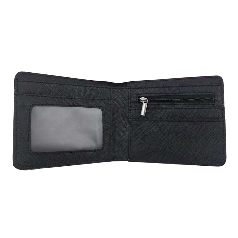 Ví Da pu Ngắn Đựng Thẻ / Tiền Xu / Máy Chơi game ps4 In Họa Tiết Hoạt Hình Nhiều Màu Dễ Thương