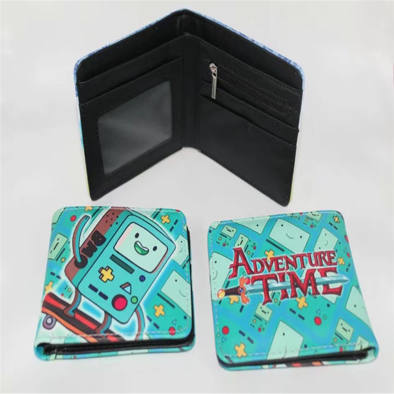 Ví Da Ngắn Đựng Tiền Xu In Hình adventure time adventure time Cá Tính Cho Nam Và Nữ