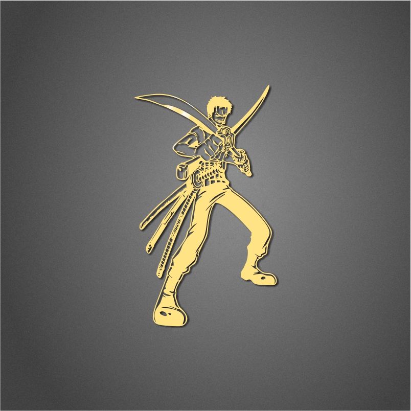 Miếng Dán Kim Loại Chống Nước Họa Tiết one piece luffy ace mg3c Thông Dụng Trang Trí Điện Thoại / Máy Tính