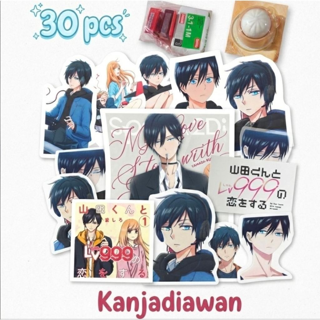 Yamada to Lv999 Anime Dán 30 Miếng Dán Akito Yamada Câu Chuyện Tình Của Tôi Với Yamada-kun Tại Lv999