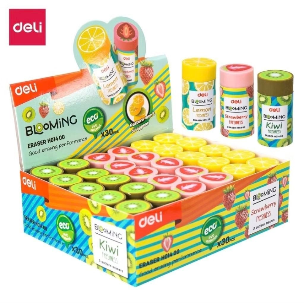 Deli Eraser Blooming EH01400 (1 chiếc) / Deli Blooming pencil Eraser
