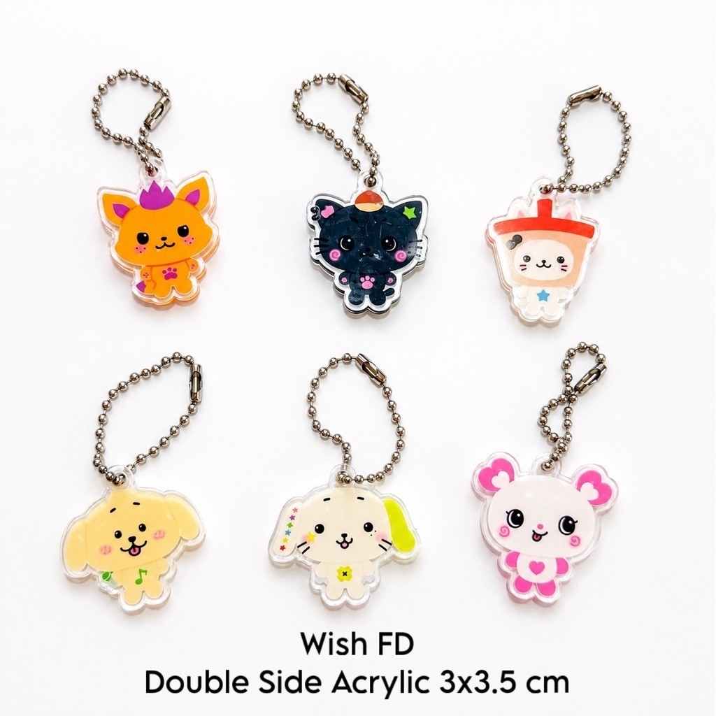 Móc khóa Acrylic NCT Wish Wichu Sion Riku Yushi Sakuya