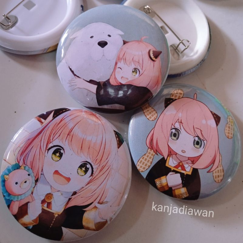 Pin Anya Forge Anime Pin Nút Spy X Họ