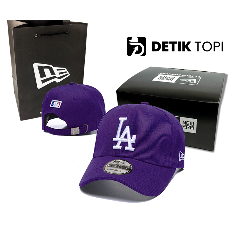 Mũ bóng chày UNGU La Dodgers Thêu Tím Tím Los Angeles (Mũ bóng chày)