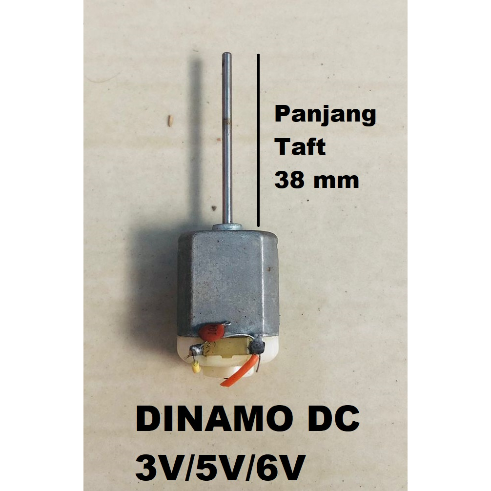 Động cơ DC rẻ nhất dynamo 3v / 5V / 12V DC dynamo / TRỤC Tròn 38MM LENGTH