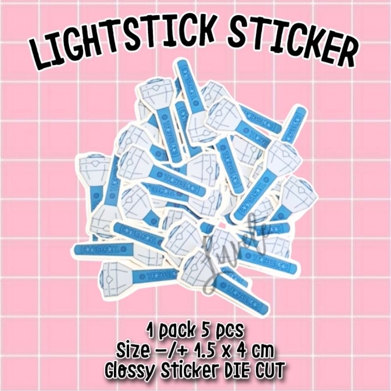 Nhãn dán tem Treasure Lightstick 1 bộ 5 chiếc