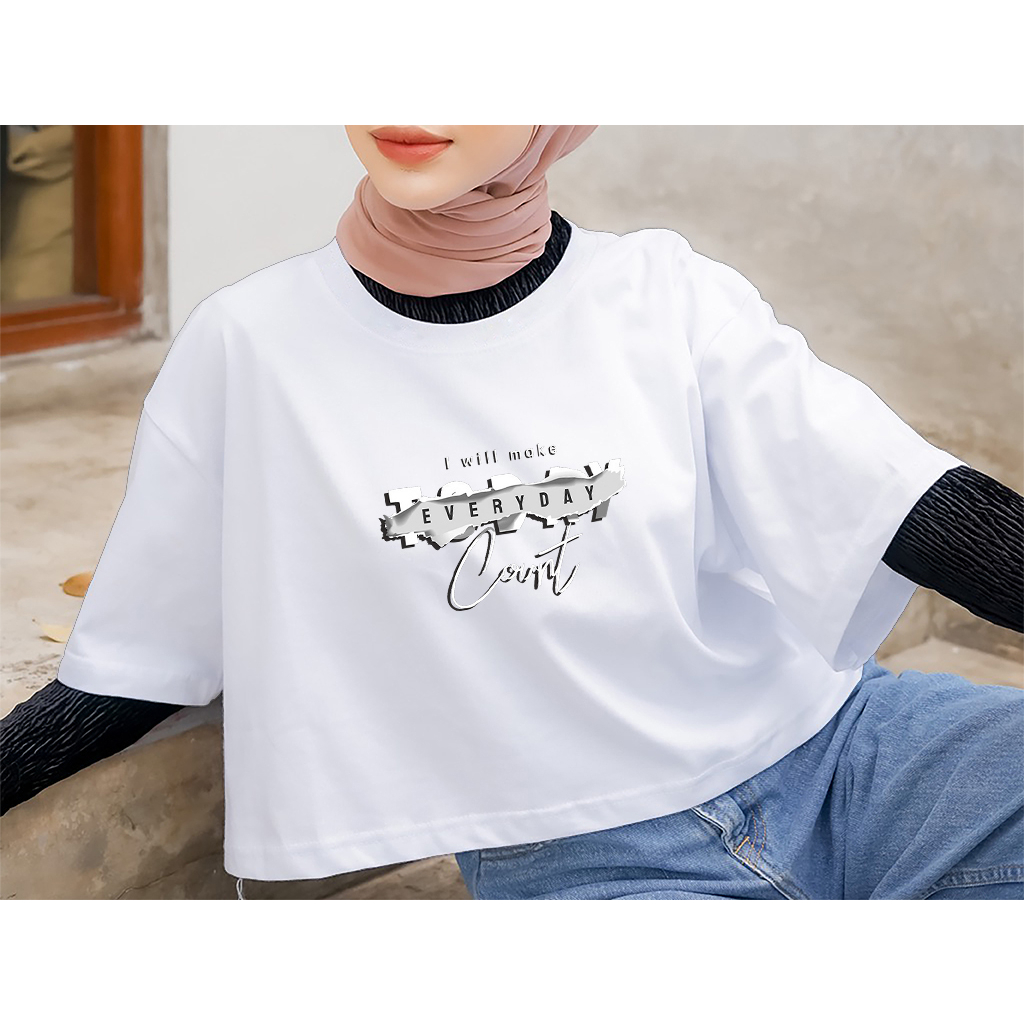 COD ID - Đếm Áo crop top hàng ngày / Áo crop top Cotton ngoại cỡ dành cho nữ / Áo crop top nữ mới nh