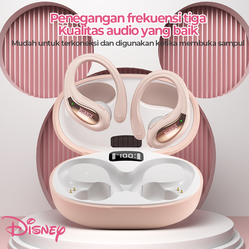 Tai nghe thể thao Disney S28 Không dây Bluetooth 5.3 Tai nghe TWS không thấm nước Hifi Tiếng ồn Micrô Hủy Micrô