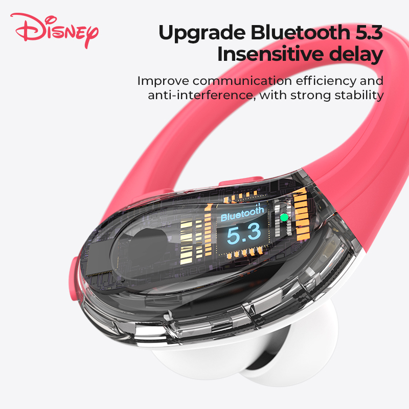 Tai nghe thể thao Disney S28 Không dây Bluetooth 5.3 Tai nghe TWS không thấm nước Hifi Tiếng ồn Micrô Hủy Micrô