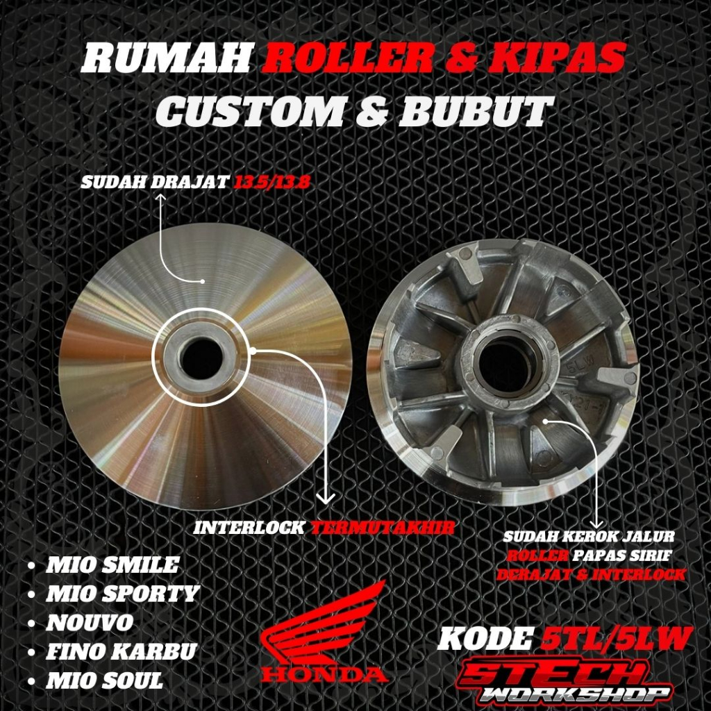 PULLEY MIO SPORTY CUSTOM ROLLER NHÀ Ở MIO LAthe PULLEY MIO SMILE PULLEY NOUVO CUSTOM LATHE