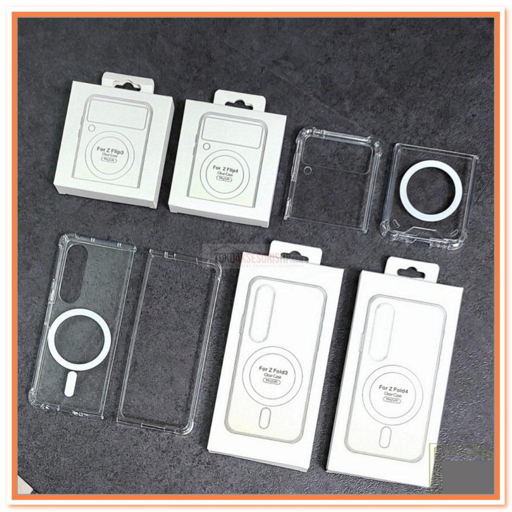 Magsafe Clear Case Samsung Z Flip 3 4 5 6 7 8 Z Fold 3 4 5 6 7 Fold 8 Ultra Fold 8 Wide Case Magsafe
