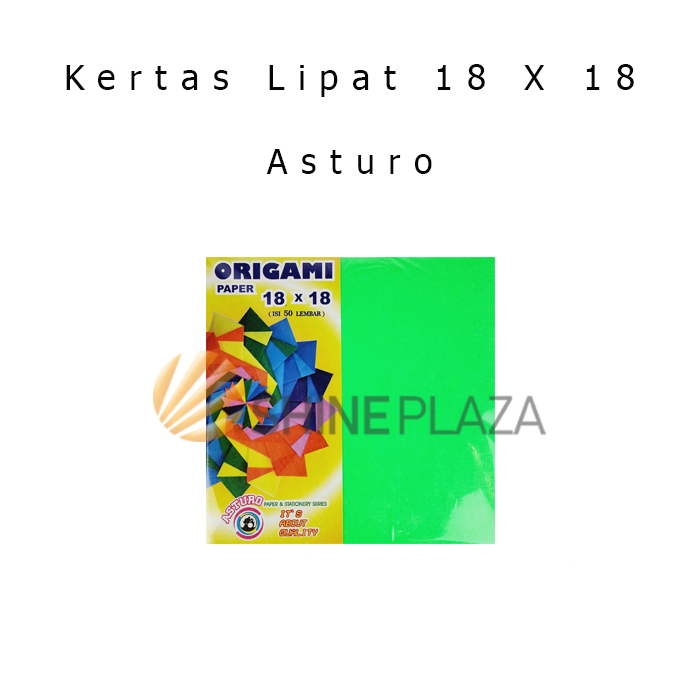 Giấy gấp Asturo 18x18 - Giấy Origami Asturo 18 x 18 Nội dung 50 tờ