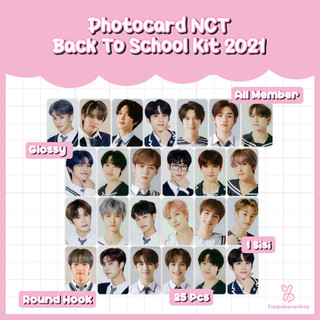 Bộ 25 Thẻ Ảnh Nhóm Nhạc nct back to school kit 2021